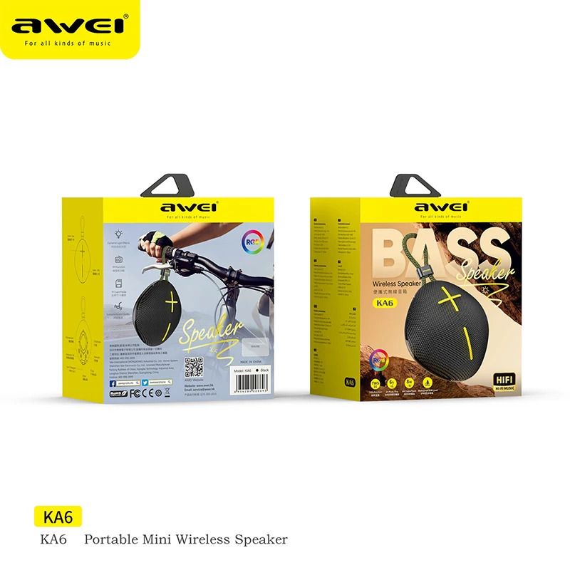 Awei KA6 Mini Portable Bluetooth Speaker