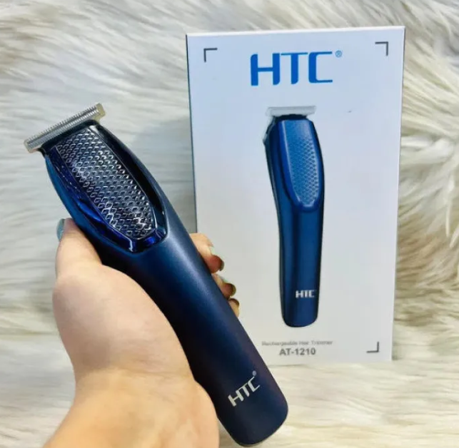 HTC AT-1210 Professional Hair Clipper Trimmer for Men – Stainless Steel Blade, Cordless, Skin-Friendly, 4 Combs