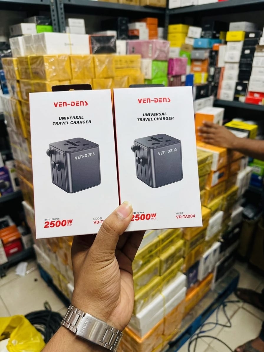 VEN-DENS Universal Travel Charger (Model: VD-TA004)