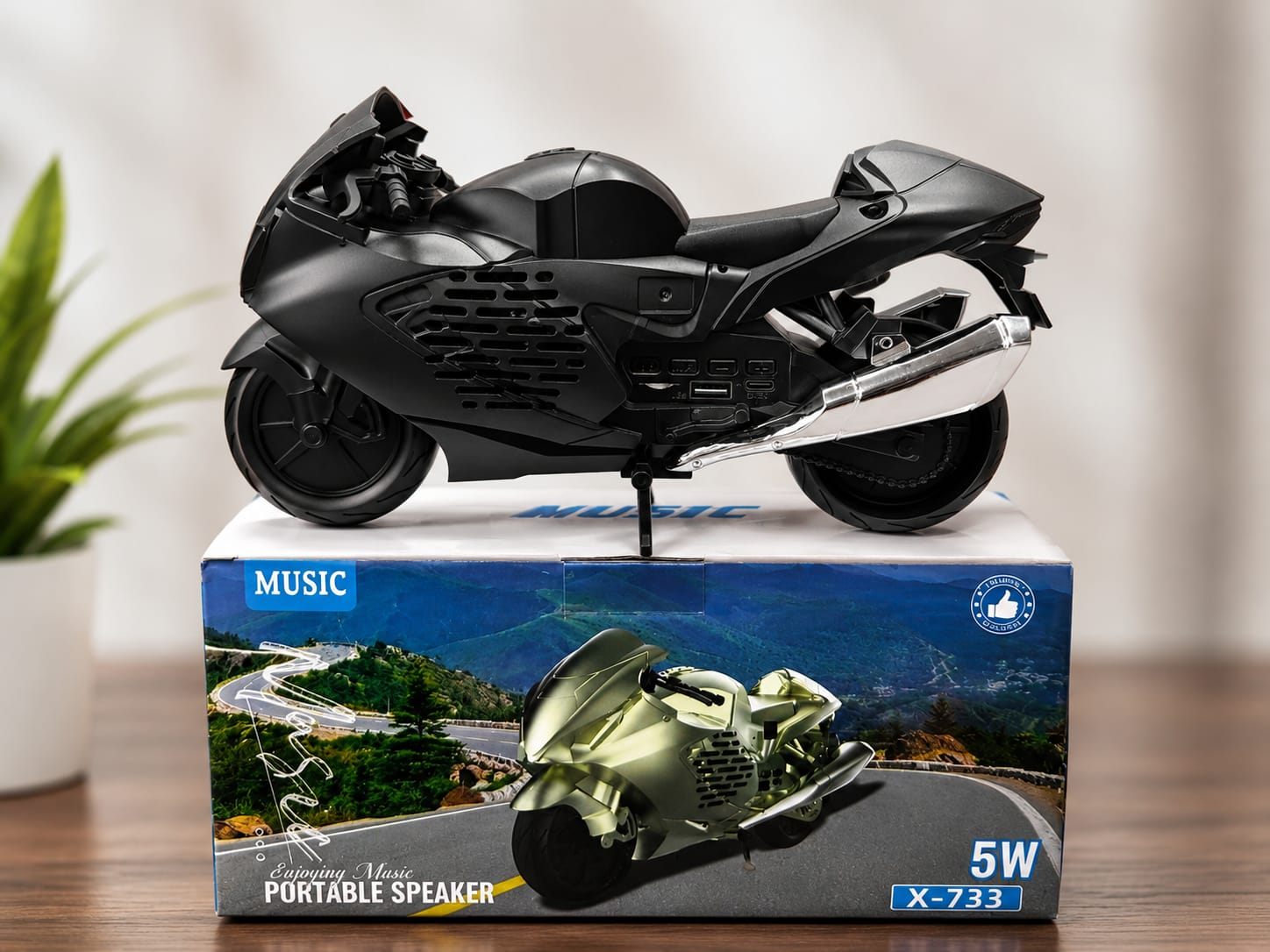 5W X-733 Motorcycle Design Portable Speake