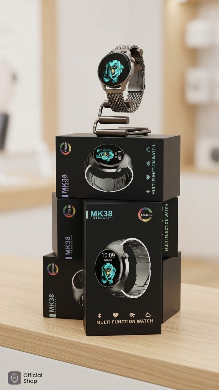 MK38 Multi Function Smart Watch (AMOLED Display)