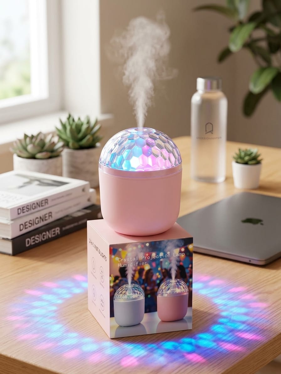 Crystal Projection Lamp Humidifier
